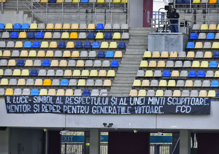 Galeria lui Dinamo, mesaj pentru Mircea Lucescu // FOTO: Cristi Preda (GSP.ro)