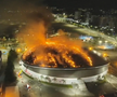 Incendiu la arena olimpică din Rio de Janeiro // capturi foto: X