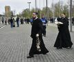 Preoții au venit la Arena Națională pentru a oficia slujba // FOTO: Cristi Preda (GSP.ro)