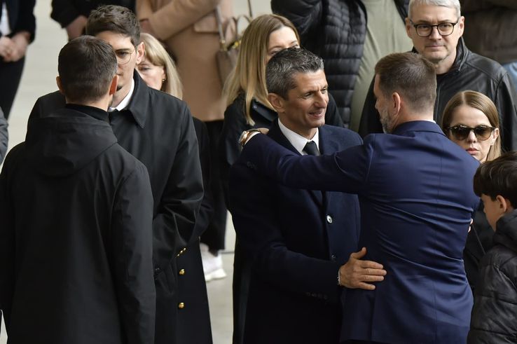 Delegația lui Dinamo, la sicriul lui Mircea Lucescu/ foto Cristi Preda (GSP)