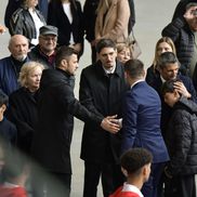 Delegația lui Dinamo, la sicriul lui Mircea Lucescu/ foto Cristi Preda (GSP)