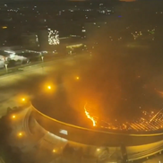 Incendiu la arena olimpică din Rio de Janeiro // capturi foto: X