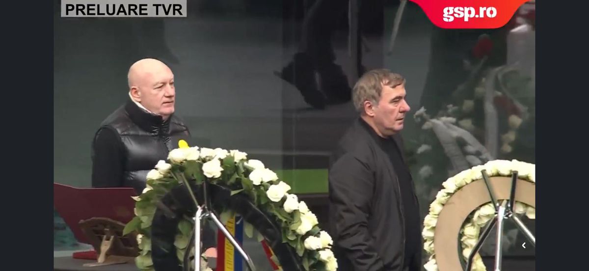 Gică Hagi a venit din nou la priveghiul lui Mircea Lucescu! „Regele”, în lacrimi lângă sicriu