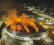 Incendiu la arena olimpică din Rio de Janeiro // capturi foto: X