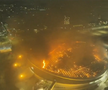 Incendiu la arena olimpică din Rio de Janeiro // capturi foto: X