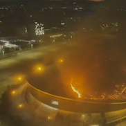 Incendiu la arena olimpică din Rio de Janeiro // capturi foto: X
