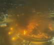 Incendiu la arena olimpică din Rio de Janeiro // capturi foto: X
