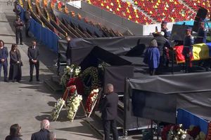 Sicriul lui Mircea Lucescu, depus și azi la Arena Națională » Informații de la stadion