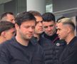 Jucătorii Rapidului și Victor Angelescu, la catafalcul lui Lucescu
