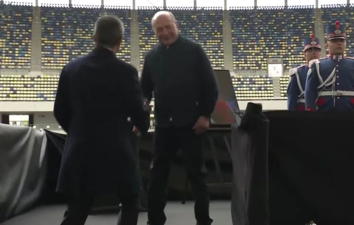 Traian Băsescu, la priveghiul lui Mircea Lucescu