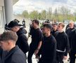 Jucătorii Rapidului la priveghiul lui Mircea Lucescu - 9 aprilie 2026/ foto Cristi Preda (GSP)