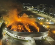 Incendiu la arena olimpică din Rio de Janeiro // capturi foto: X