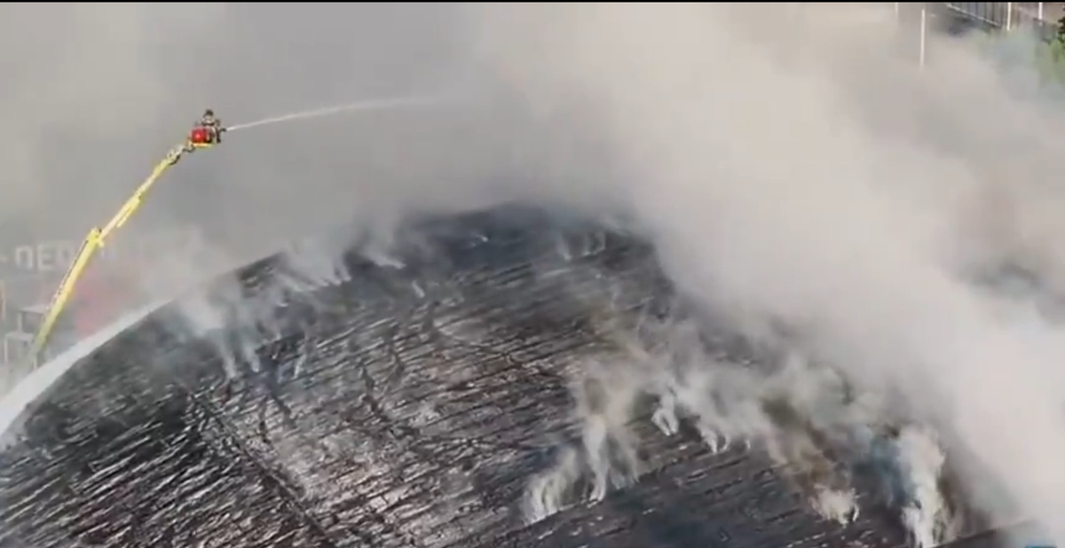 Incendiu la arena olimpică din Rio de Janeiro