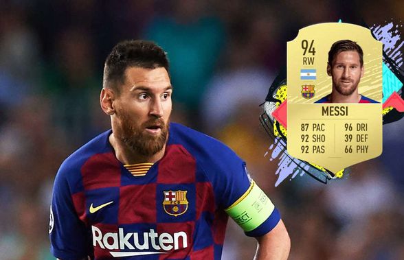 FIFA 20. Cel mai bine cotat jucător din istoria seriei FIFA NU este Messi