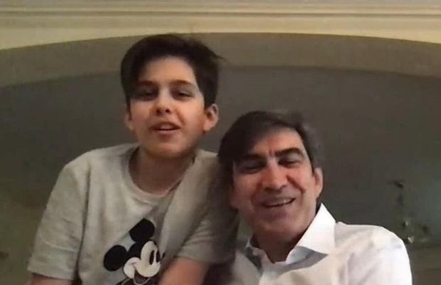 FOTO Victor Pițurcă, așa cum nu l-ați mai văzut » Cum s-a pozat cu fiul său, Edan, și cu nepoții