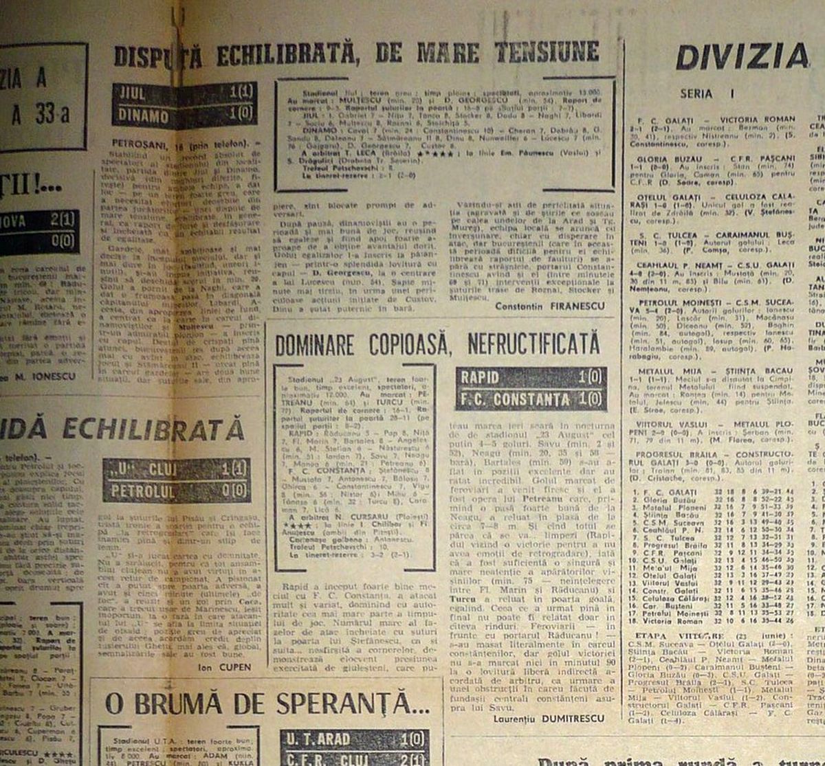 RETRO GSP Rică Răducanu împlinește 74 de ani » Povestea golurilor pe care le-a marcat și a ofsaidului în care a fost surprins Regele Giuleștiului