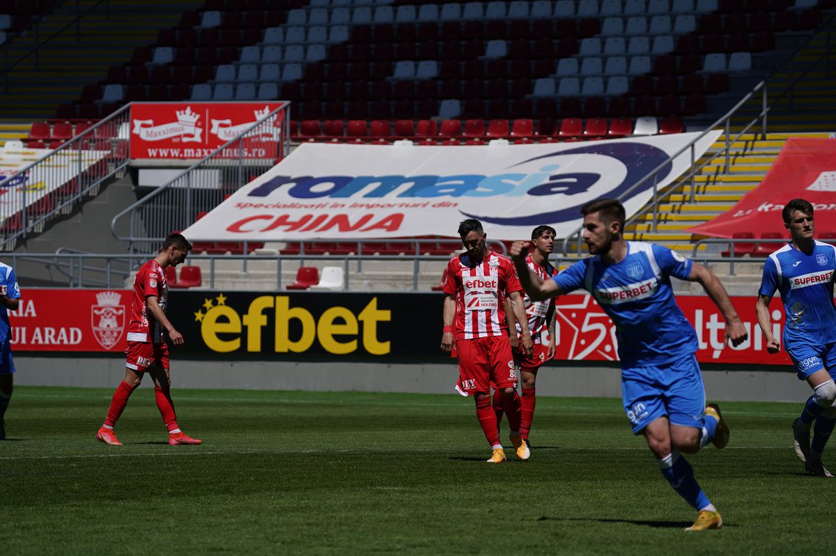 UTA - POLI IAȘI 1-2 » Victorie surprinzătoare în play-out! Cum arată acum clasamentul