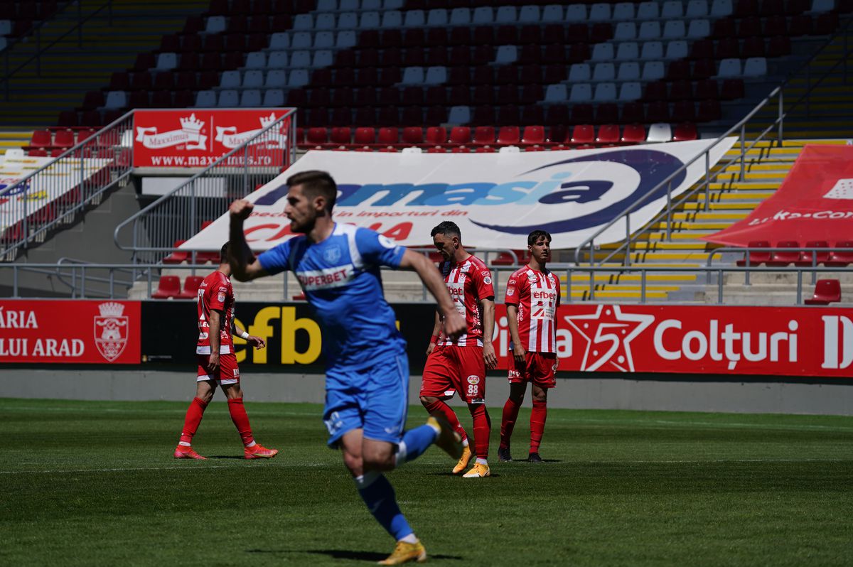 UTA - POLI IAȘI 1-2 » Victorie surprinzătoare în play-out! Cum arată acum clasamentul