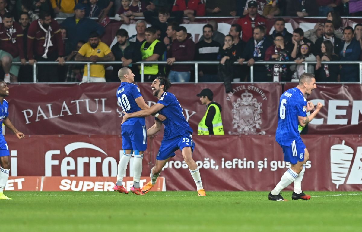 Rapid pierde dramatic meciul cu FCU Craiova, în ultimul minut! Primul eșec pentru Mutu în Giulești