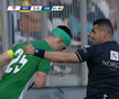 L-a umplut de sânge » Moment violent în Petrolul - Chiajna! „Roșu” direct arătat de arbitru