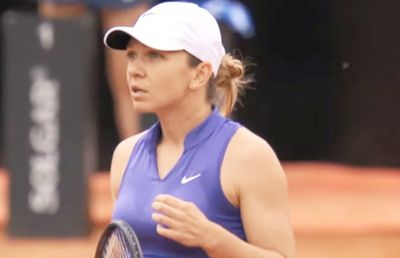 Două momente tensionate în primul set din Alize Cornet - Simona Halep » Rachetă aruncată și contre cu arbitru: „Nu ești de acord?”