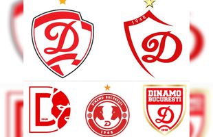 Cele 5 „finaliste” pentru noua siglă a lui Dinamo » Cum se va alege și când va fi anunțată