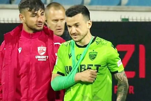 Cosmin Matei, cu probleme la umăr după FC Botoșani - Dinamo