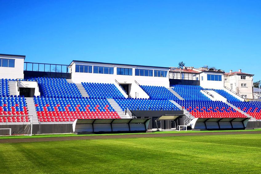 Stadionul modern din Târgoviște e pregătit pentru inaugurare / foto: GSP