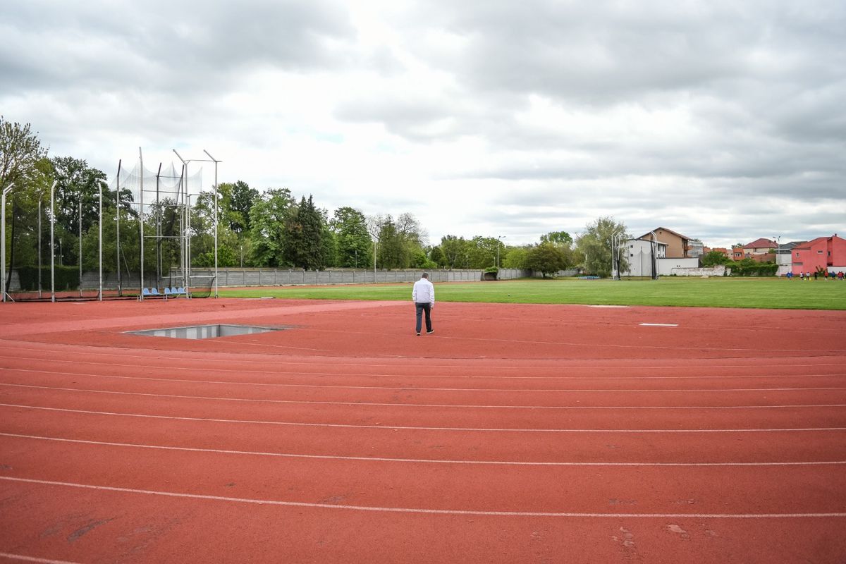 Pista „Gloria” din Arad / FOTO: Facebook @primariamunicipiului.arad