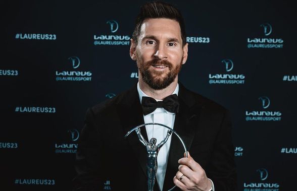 Messi, desemnat cel mai bun sportiv al anului 2022 la Gala Laureus » A omis total PSG din discurs