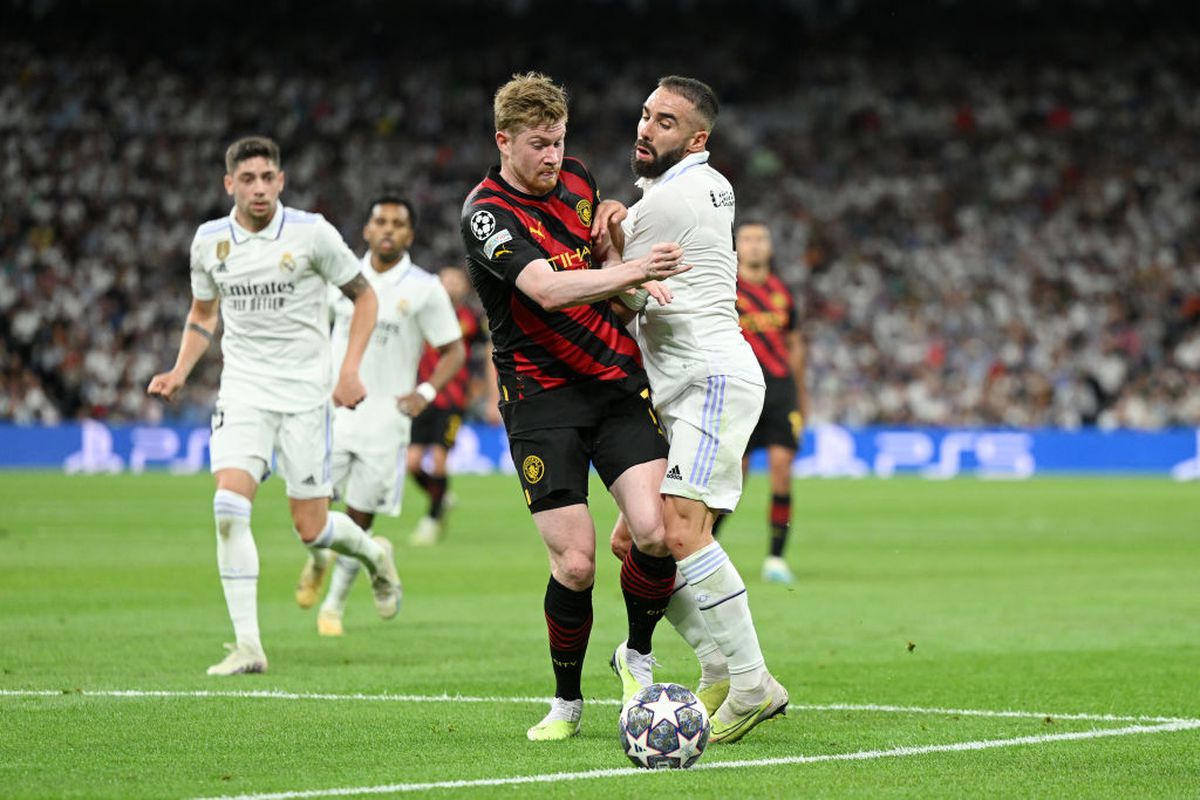 Remiză cu albul » „Rachetele” lui Vinicius și De Bruyne amână pentru săptămâna viitoare deznodământul în Real Madrid - Manchester City