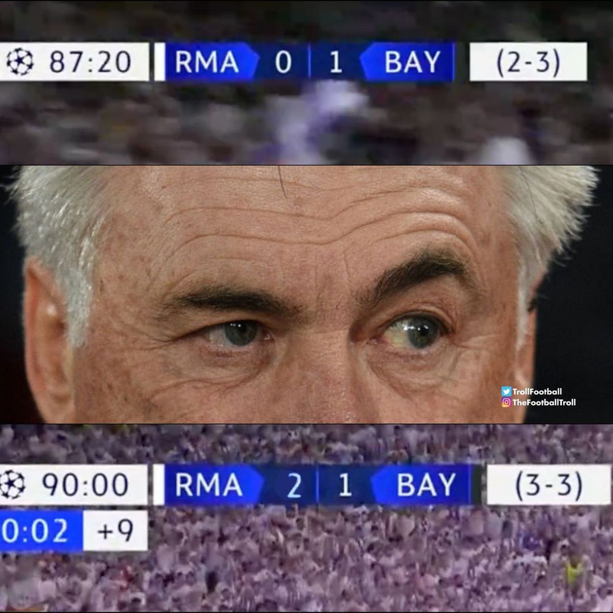 Meme-uri după Real Madrid - Bayern Munchen 2-1