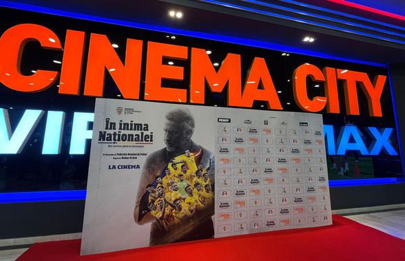 Filmul „În inima naționalei” a fost lansat » Imagini spectaculoase de la eveniment + Cine e „omul din umbră”