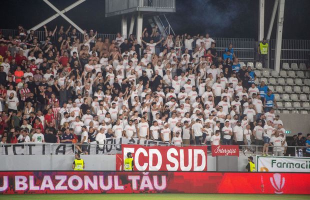 Mesaj macabru afișat de FCD Sud pe arena din „Ștefan cel Mare” » Amenințare cu moartea