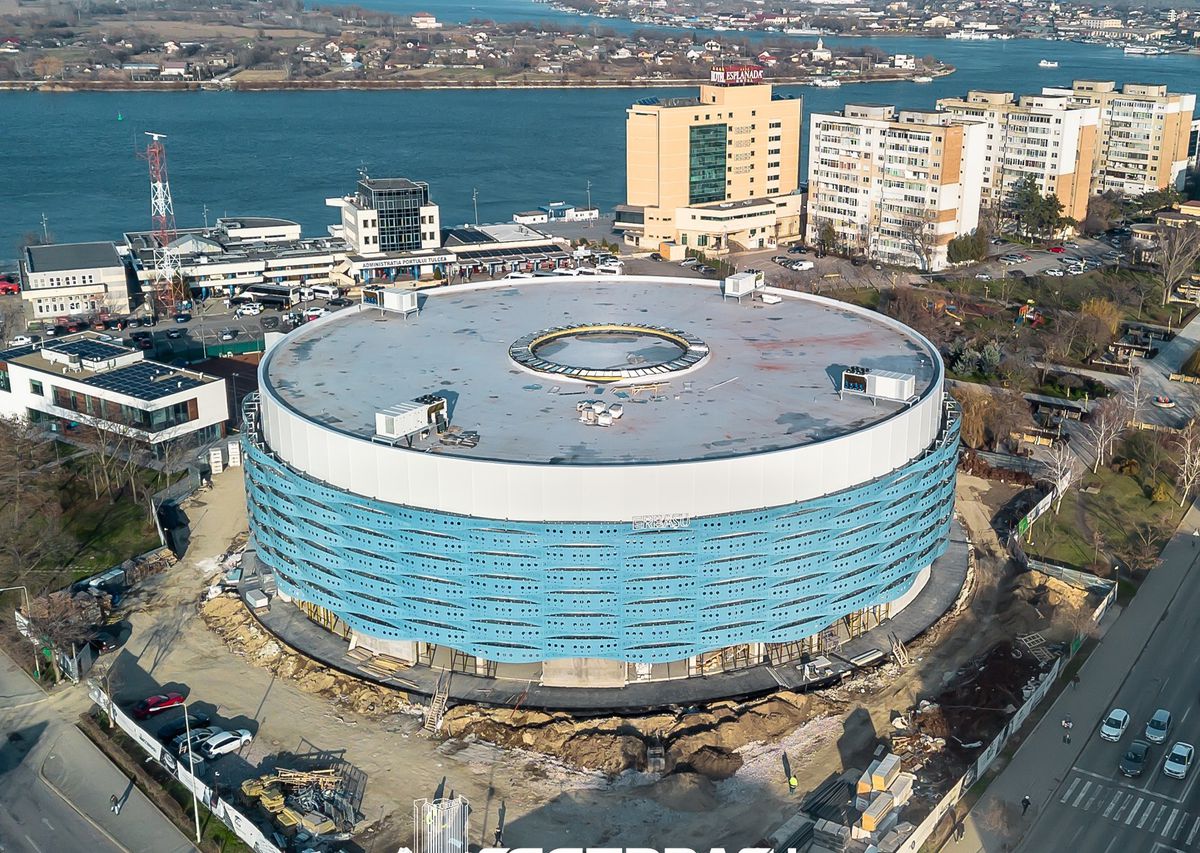 Un nou OZN în România, aproape de finalizare! Imagini impresionante cu arena de 25 de milioane de euro