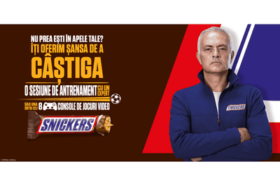 José Mourinho, parte din noua campanie Snickers