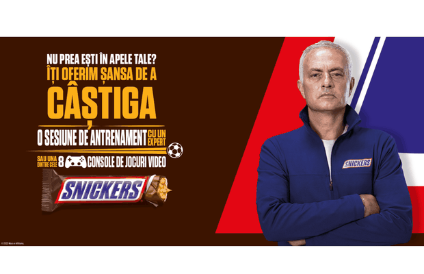 José Mourinho, parte din noua campanie Snickers