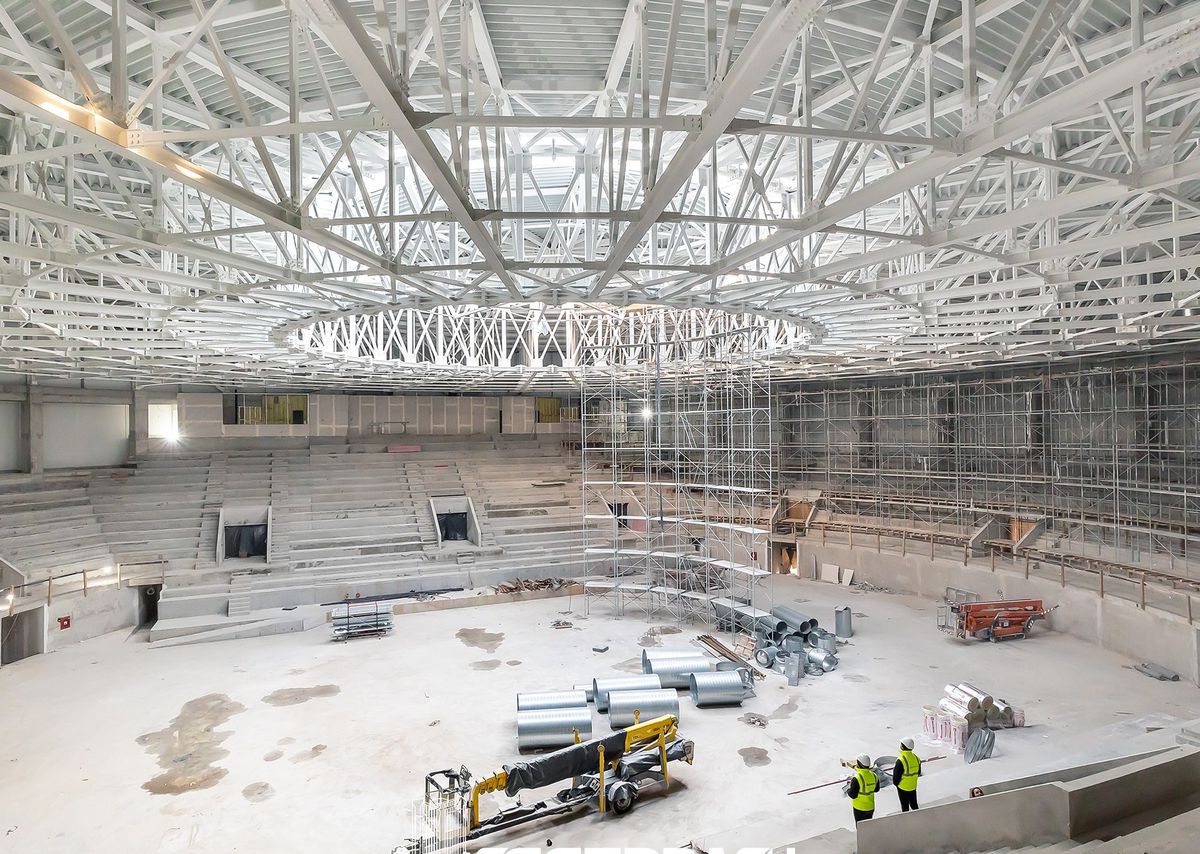 Un nou OZN în România, aproape de finalizare! Imagini impresionante cu arena de 25 de milioane de euro