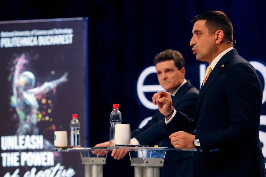 Nicușor Dan și George Simion. Foto: Imago