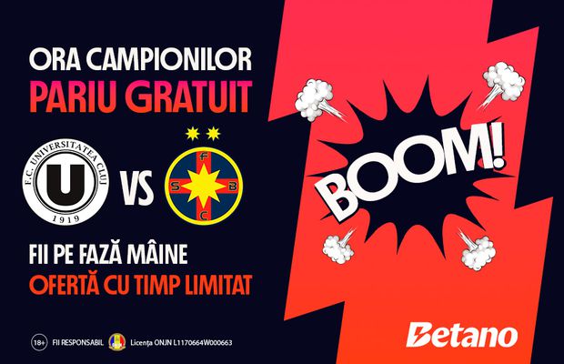Betano sărbătorește FCSB cu oferta campioană: 28 Lei cadou