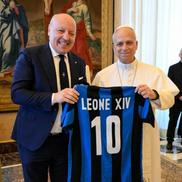 Cristi Chivu și Inter, vizită la Vatican // Sursă foto @vaticannews.va