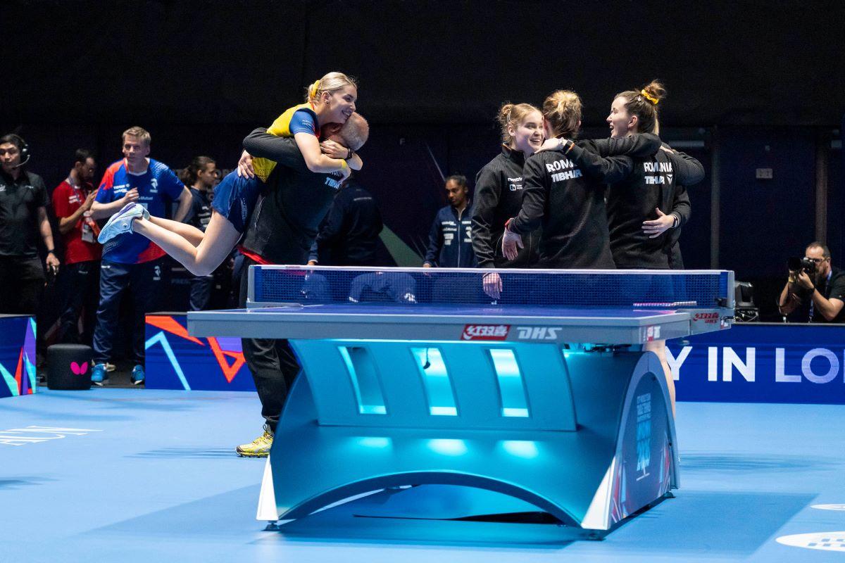 România a trecut de Franța în sferturile Mondialului de tenis de masă