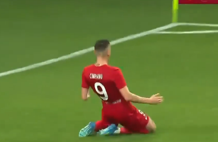 Alexandru Cîmpanu, un nou gol în China / foto: captură X