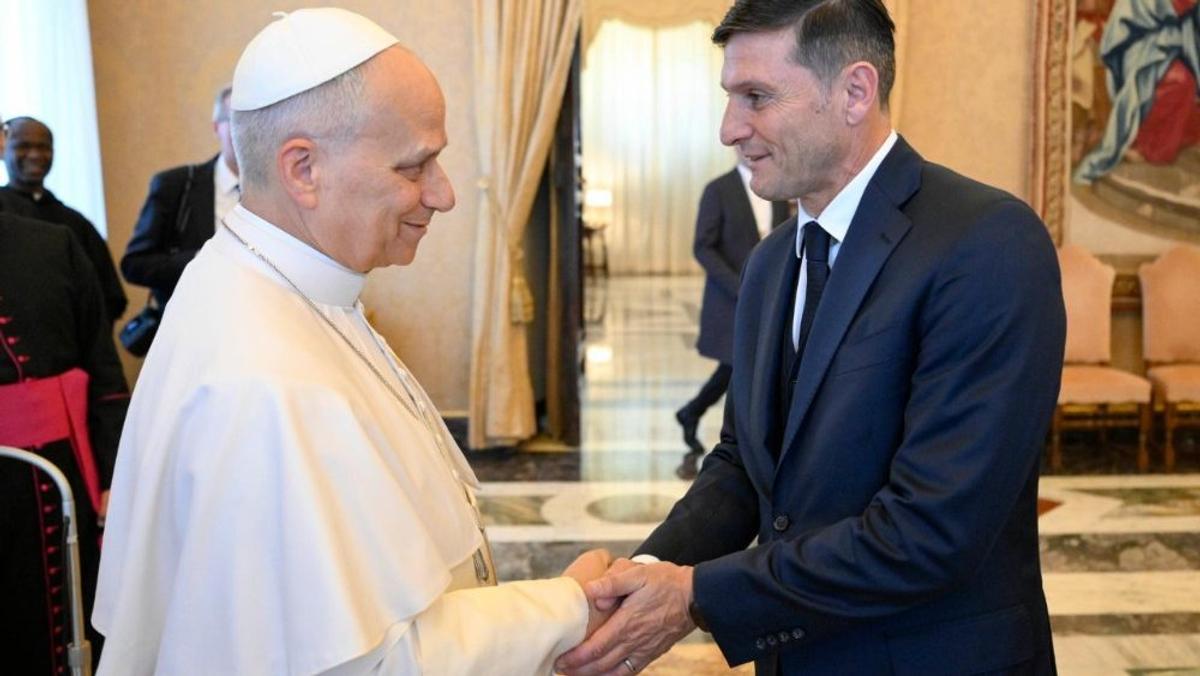 Chivu și campionii de la Inter au primit binecuvântarea Papei Leon al XIV-lea: „Aș dori să subliniez un lucru. Mesajul pe care doresc cu adevărat să vi-l las”