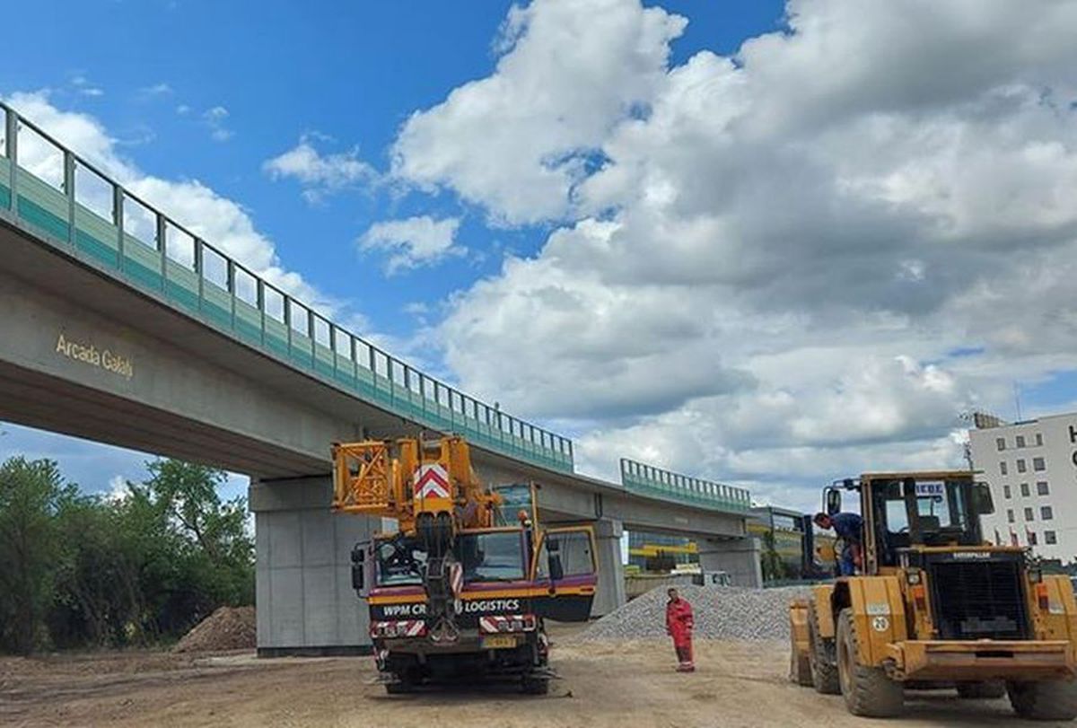 FOTO Noi imagini de la calea ferată Otopeni - Gara de Nord » Proiectul e la un pas de finalizare