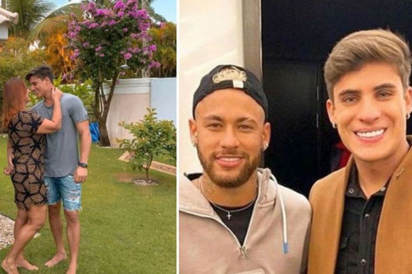 Neymar, alături de Tiago Ramos (în dreapta)