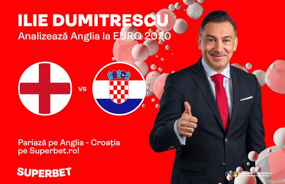 INTERVIU SUPERBET | Ilie Dumitrescu analizează Anglia la EURO 2020: “Sancho, Kane și Mount vor fi la superlativ”