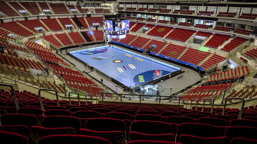 Sala din Dusseldorf / FOTO: dhb.de Decizie fără precedent » Campioana Ucrainei va evolua în liga secundă din Germania: „Ne-am hotărât în nici 24 de ore”