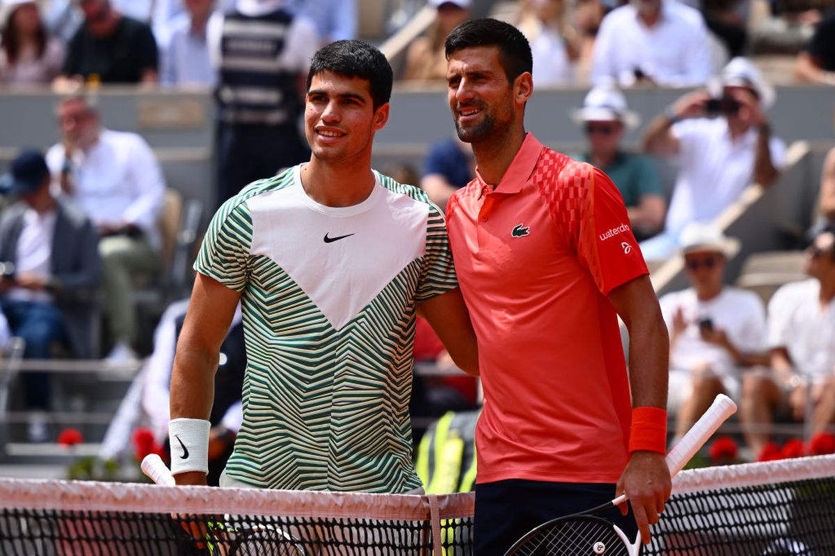 Carlos Alcaraz - Novak Djokovic, semifinala Roland Garros 2023