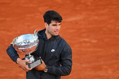 Carlos Alcaraz (21 de ani, 3 ATP) a avut un mesaj pentru Alexander Zverev (27 de ani, 4 ATP), după ce l-a învins în finala Roland Garros/ foto: Guliver/GettyImages